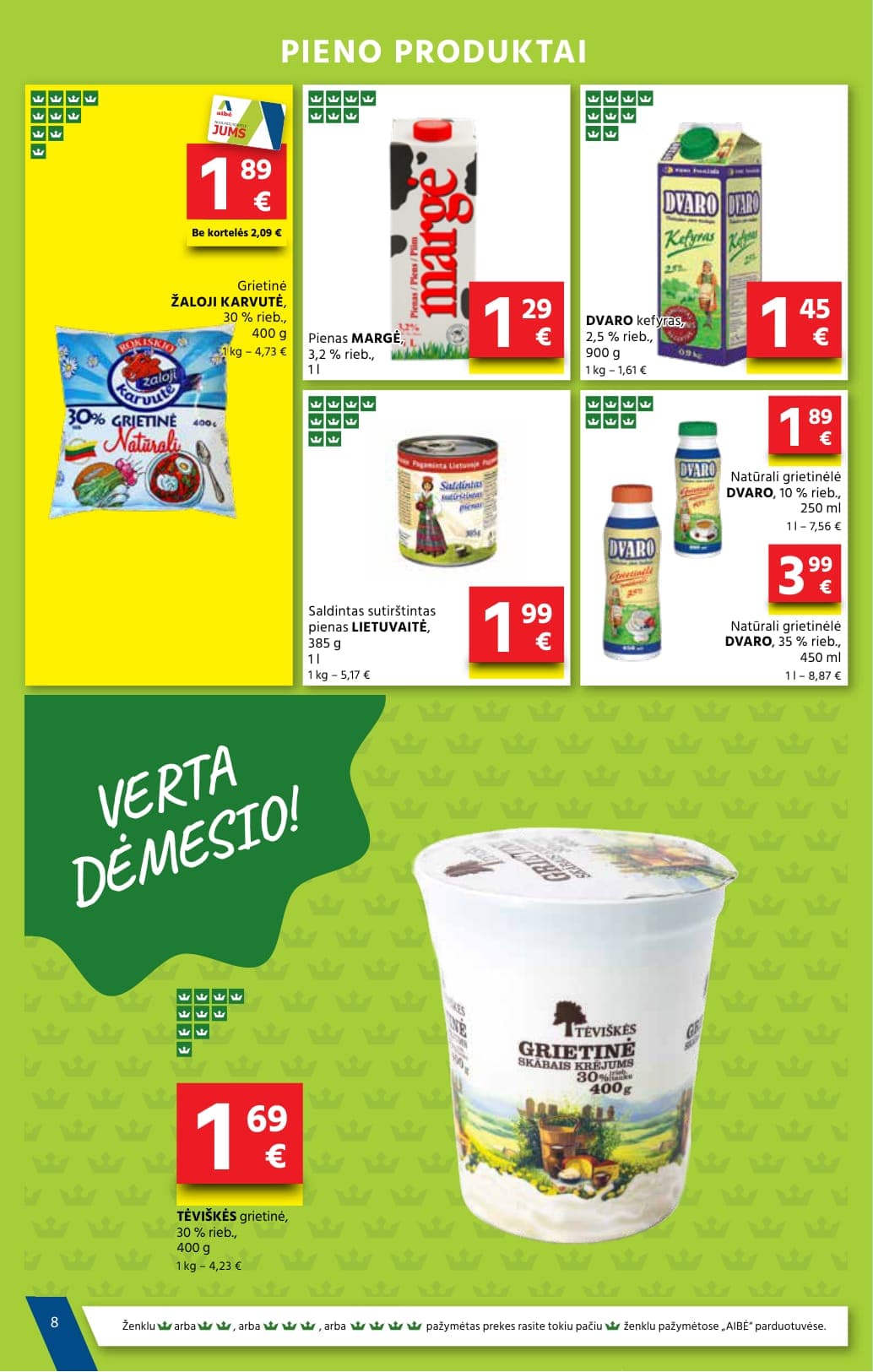 Naujas AIBĖ akcijų ir nuolaidų leidinys Nr. 5 nuo 2026.03.05 iki 2026.03.17 - 8