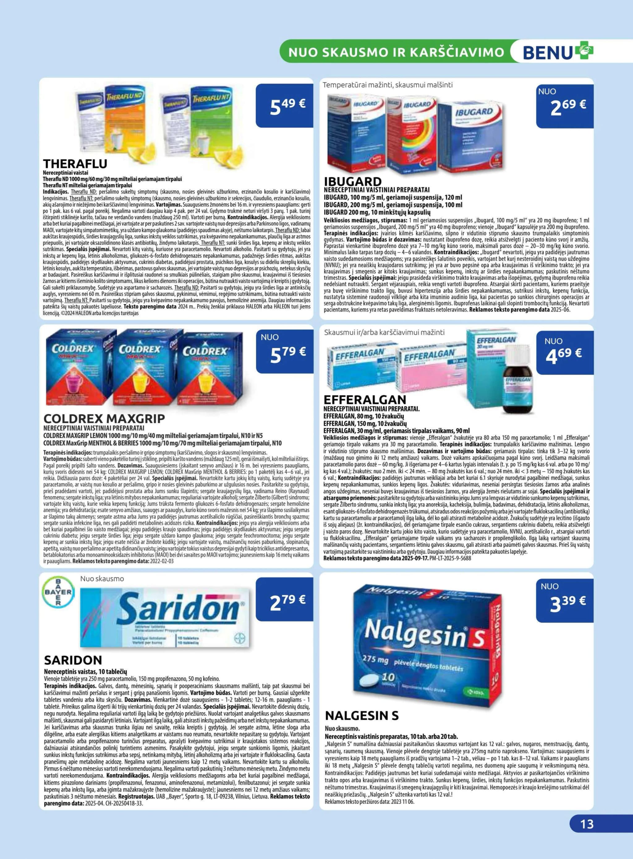 BENU VAISTINĖ akcijų ir nuolaidų leidinys nuo 2026.02.01 iki 2026.02.28 - 13