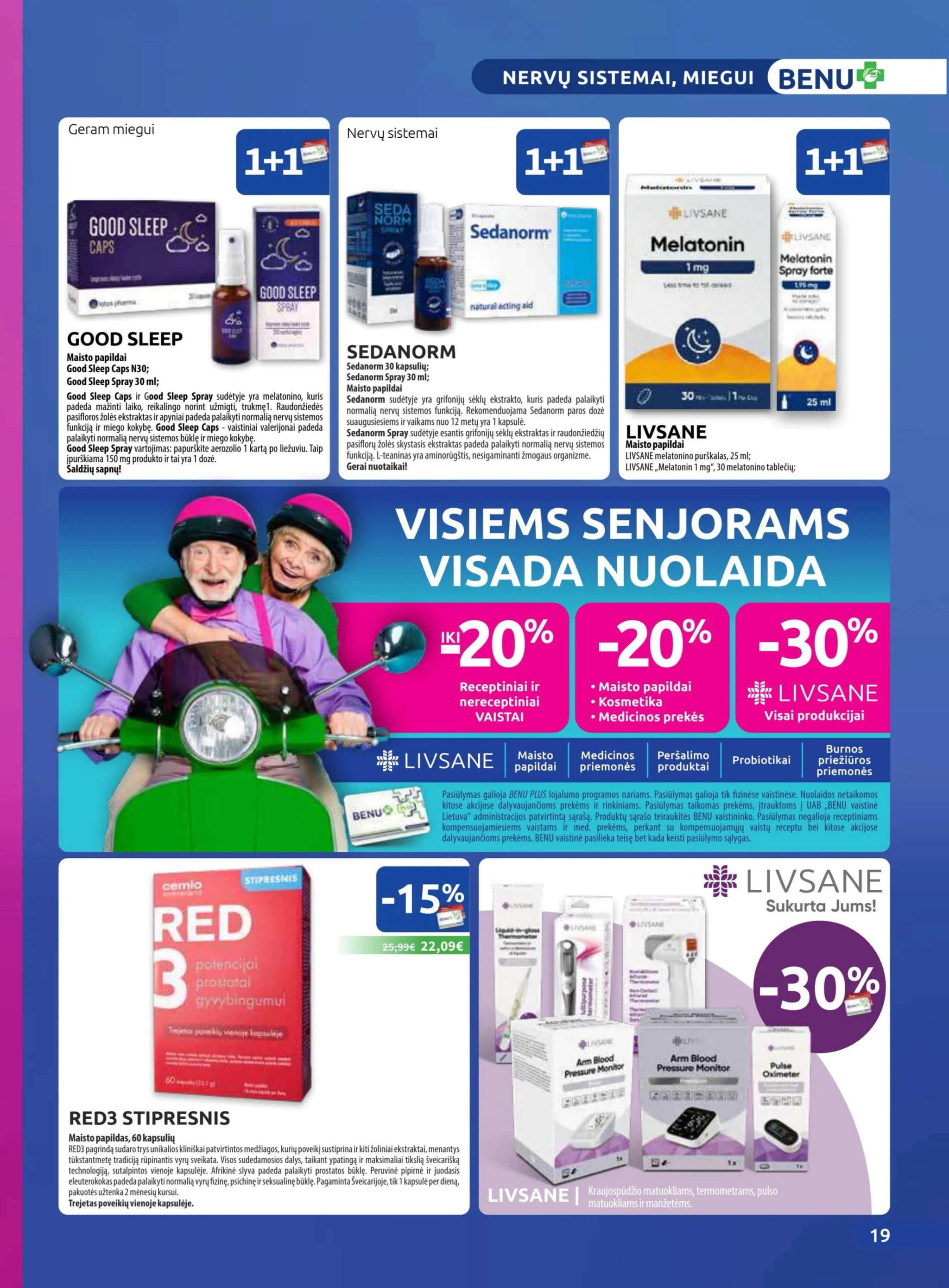 BENU VAISTINĖ akcijų ir nuolaidų leidinys nuo 2026.02.01 iki 2026.02.28 - 19