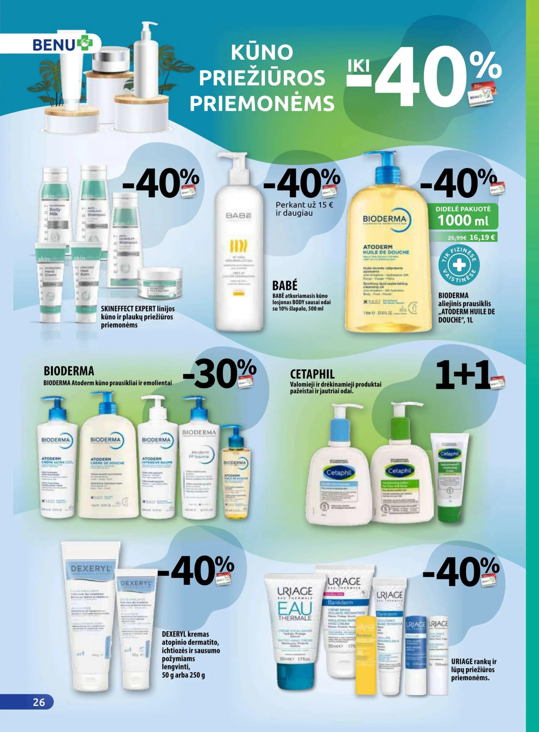 BENU VAISTINĖ akcijų ir nuolaidų leidinys nuo 2026.02.01 iki 2026.02.28 - 26