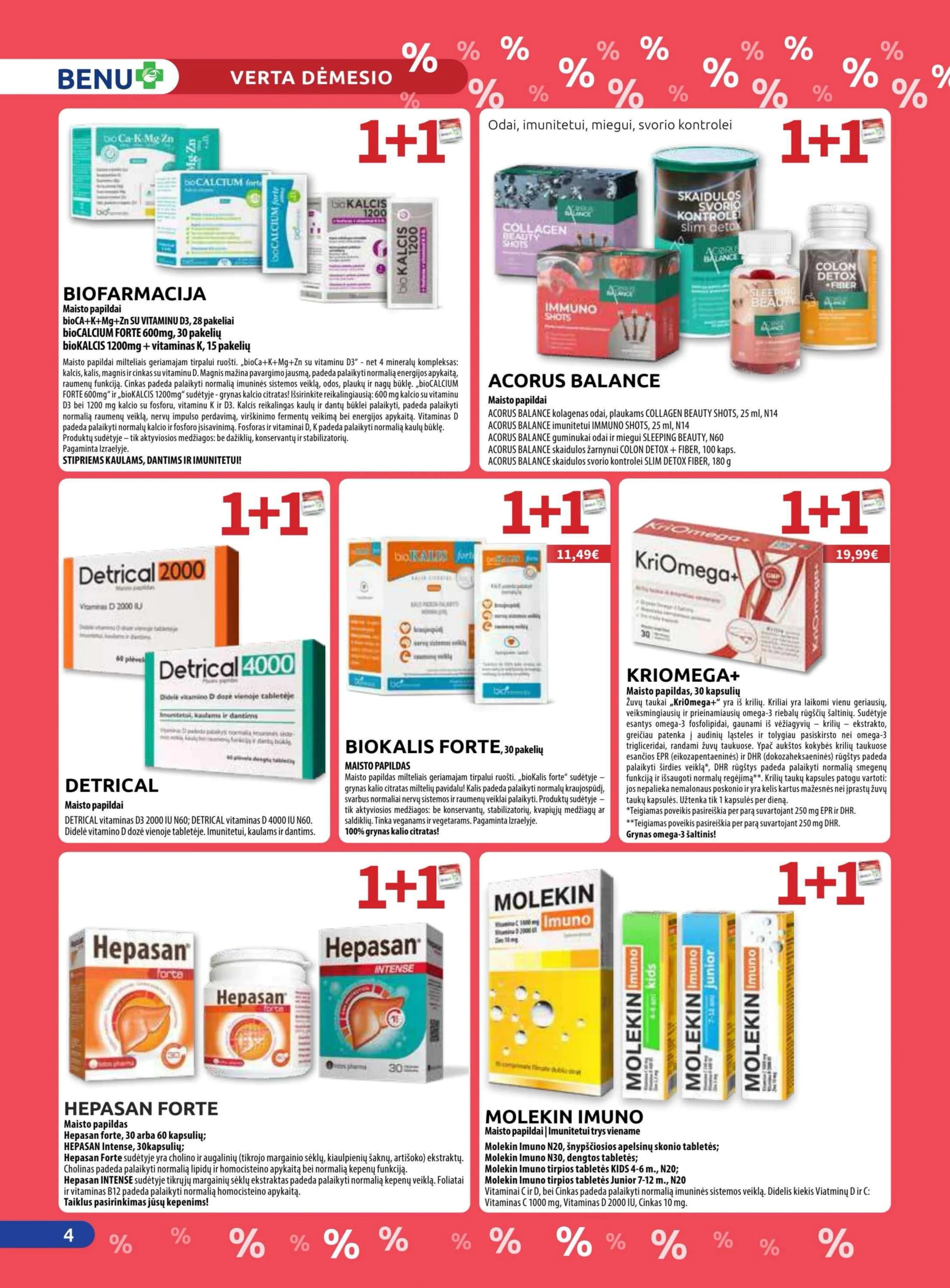 BENU VAISTINĖ akcijų ir nuolaidų leidinys nuo 2026.02.01 iki 2026.02.28 - 4