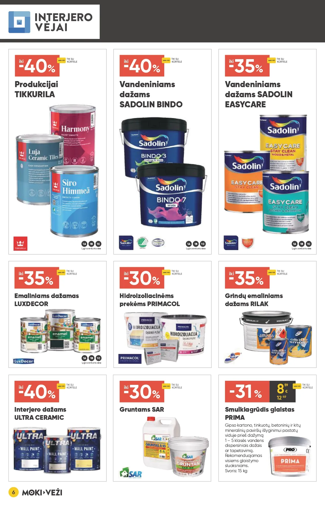 MOKI VEŽI akcijų ir nuolaidų leidinys Nr. 1 nuo 2026.01.08 iki 2026.02.03
