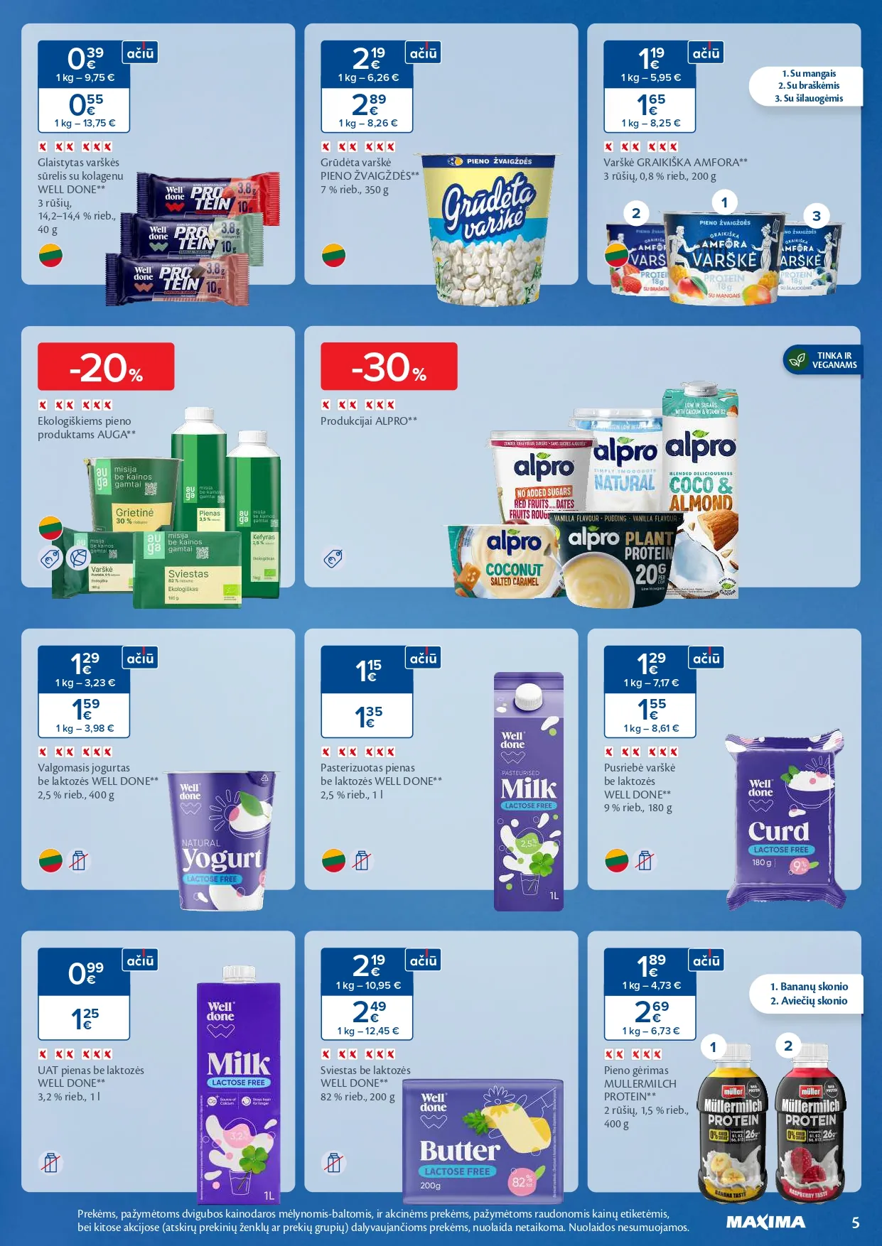 MAXIMA akcijų ir nuolaidų leidinys "Sveikuolių mėnuo" nuo 2026.01.06 iki 2026.02.02