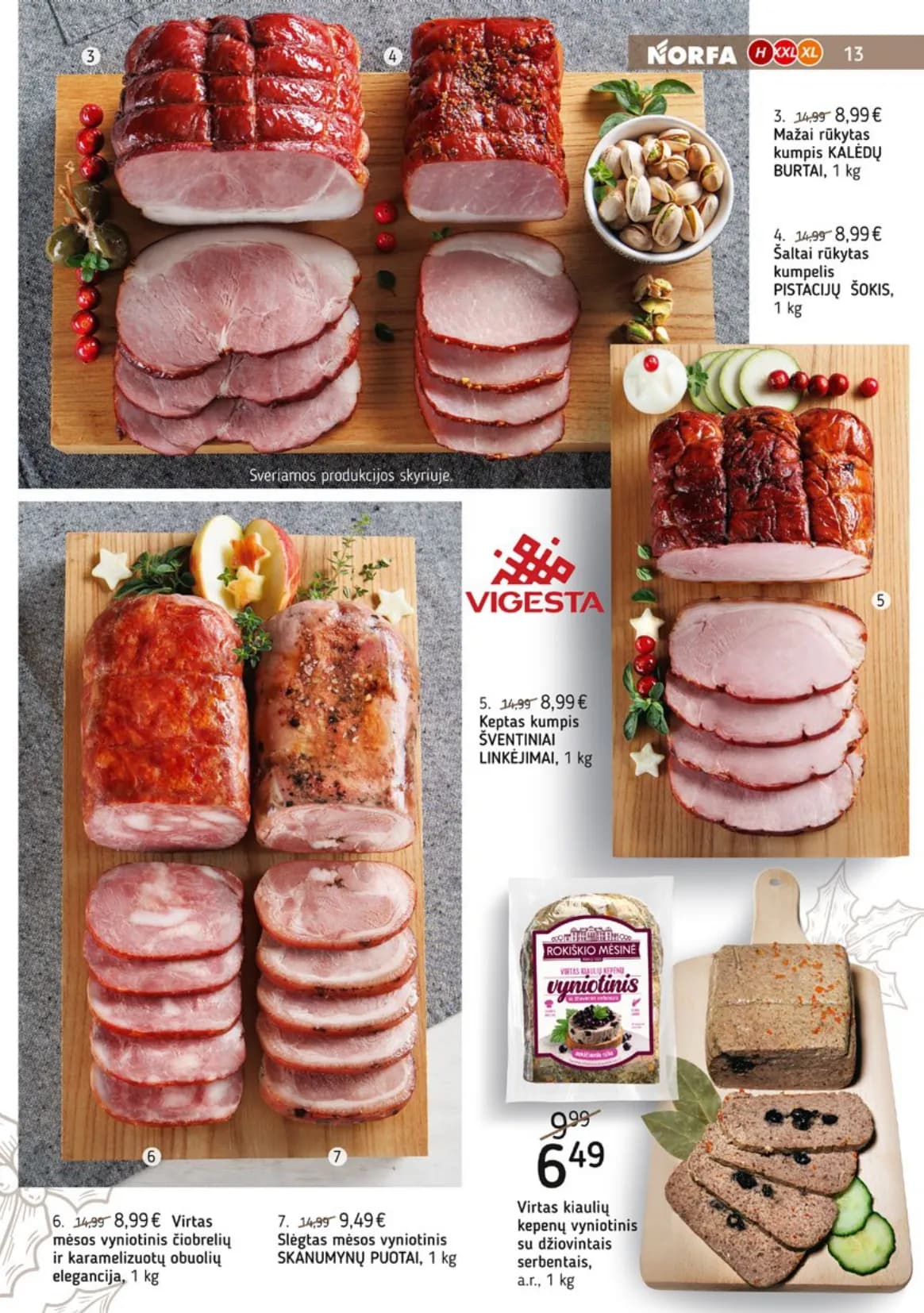 NORFA šventinis akcijų ir nuolaidų leidinys "Parsineškite namo kalėdas" nuo 2025.12.09 iki 2026.01.05 - 13