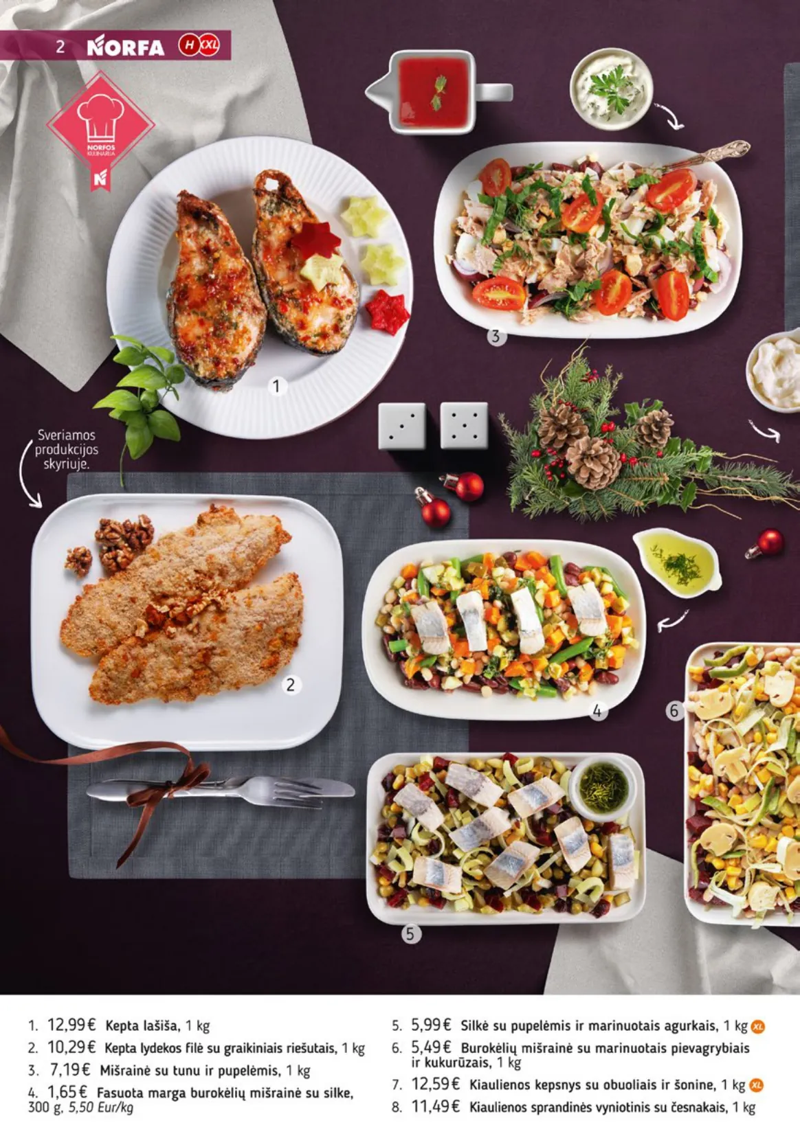 NORFA šventinis akcijų ir nuolaidų leidinys "Parsineškite namo kalėdas" nuo 2025.12.09 iki 2026.01.05 - 2