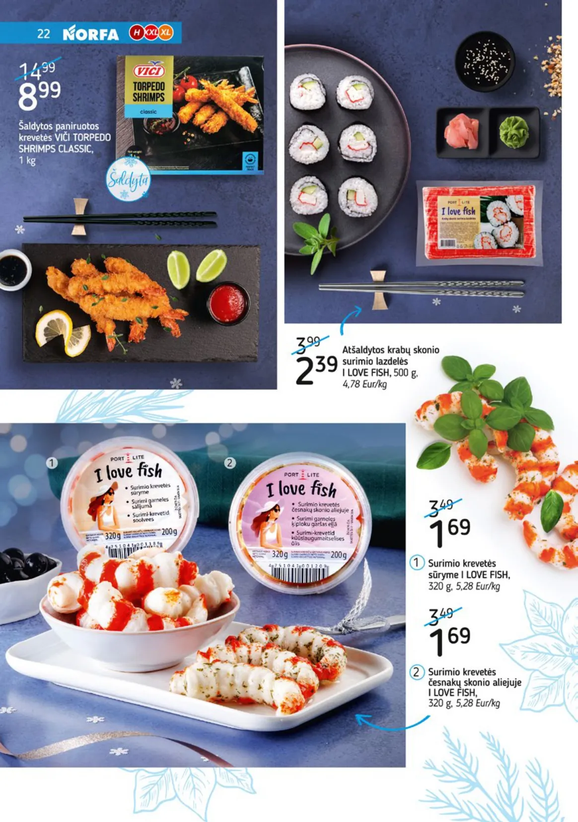 NORFA šventinis akcijų ir nuolaidų leidinys "Parsineškite namo kalėdas" nuo 2025.12.09 iki 2026.01.05 - 22