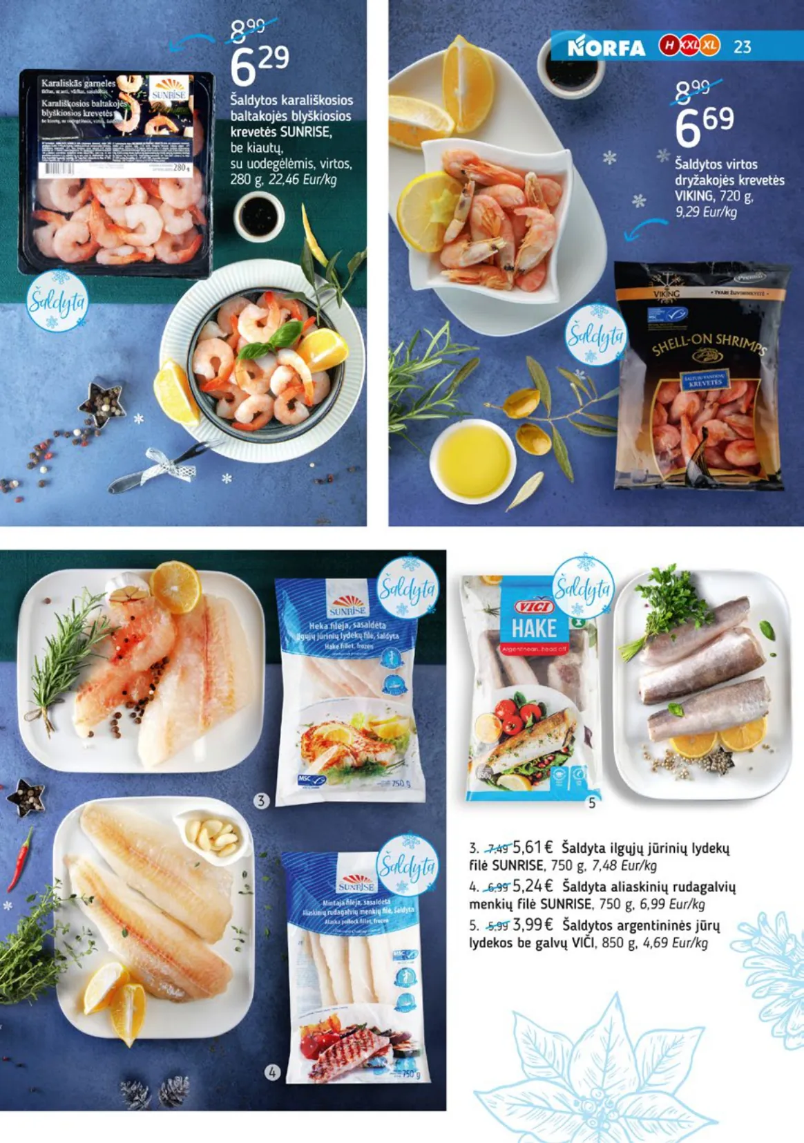 NORFA šventinis akcijų ir nuolaidų leidinys "Parsineškite namo kalėdas" nuo 2025.12.09 iki 2026.01.05 - 23