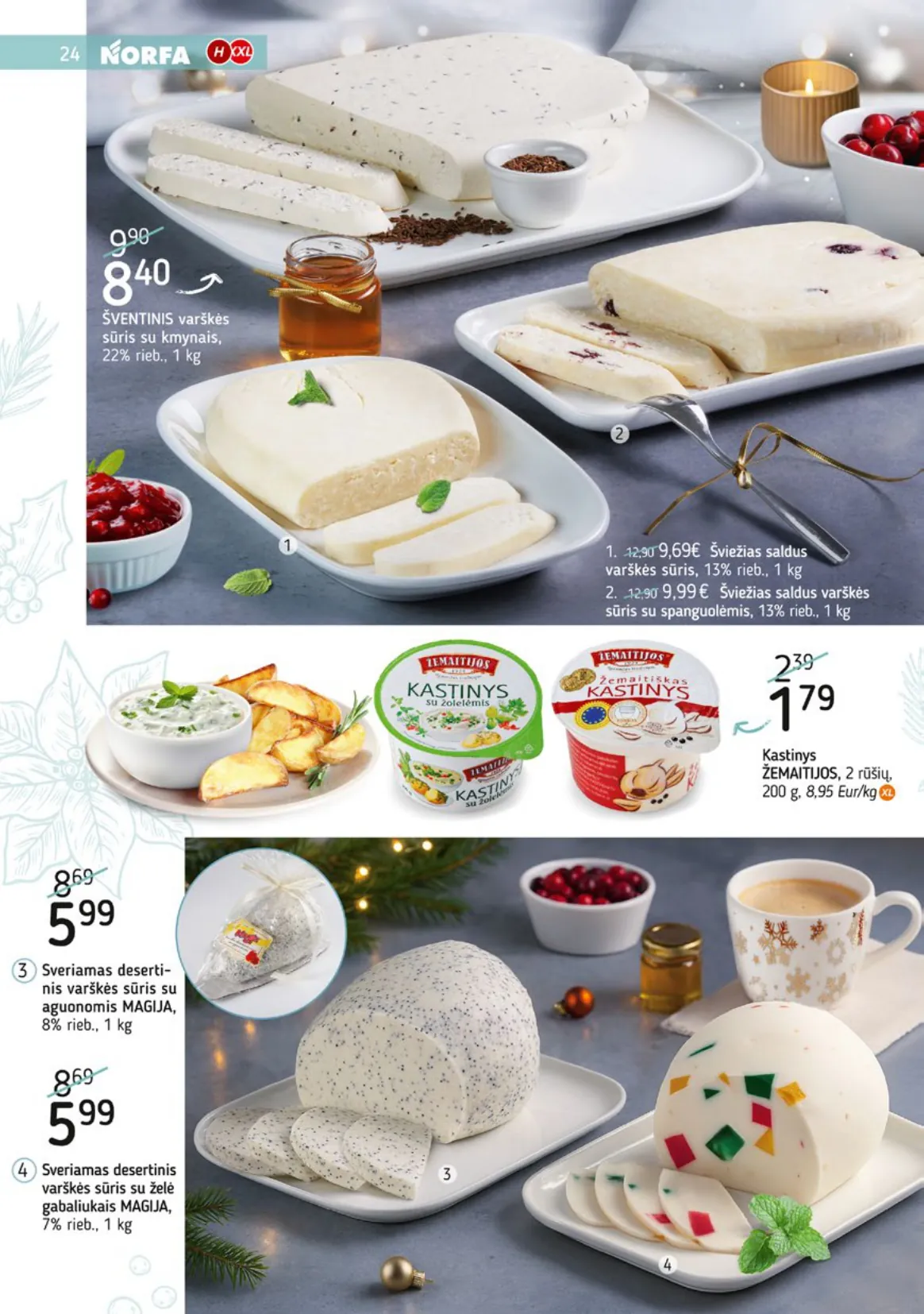 NORFA šventinis akcijų ir nuolaidų leidinys "Parsineškite namo kalėdas" nuo 2025.12.09 iki 2026.01.05 - 24