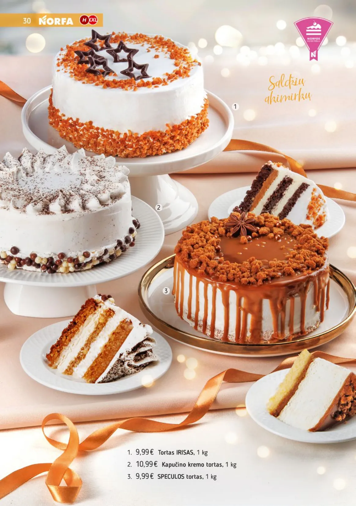 NORFA šventinis akcijų ir nuolaidų leidinys "Parsineškite namo kalėdas" nuo 2025.12.09 iki 2026.01.05 - 30