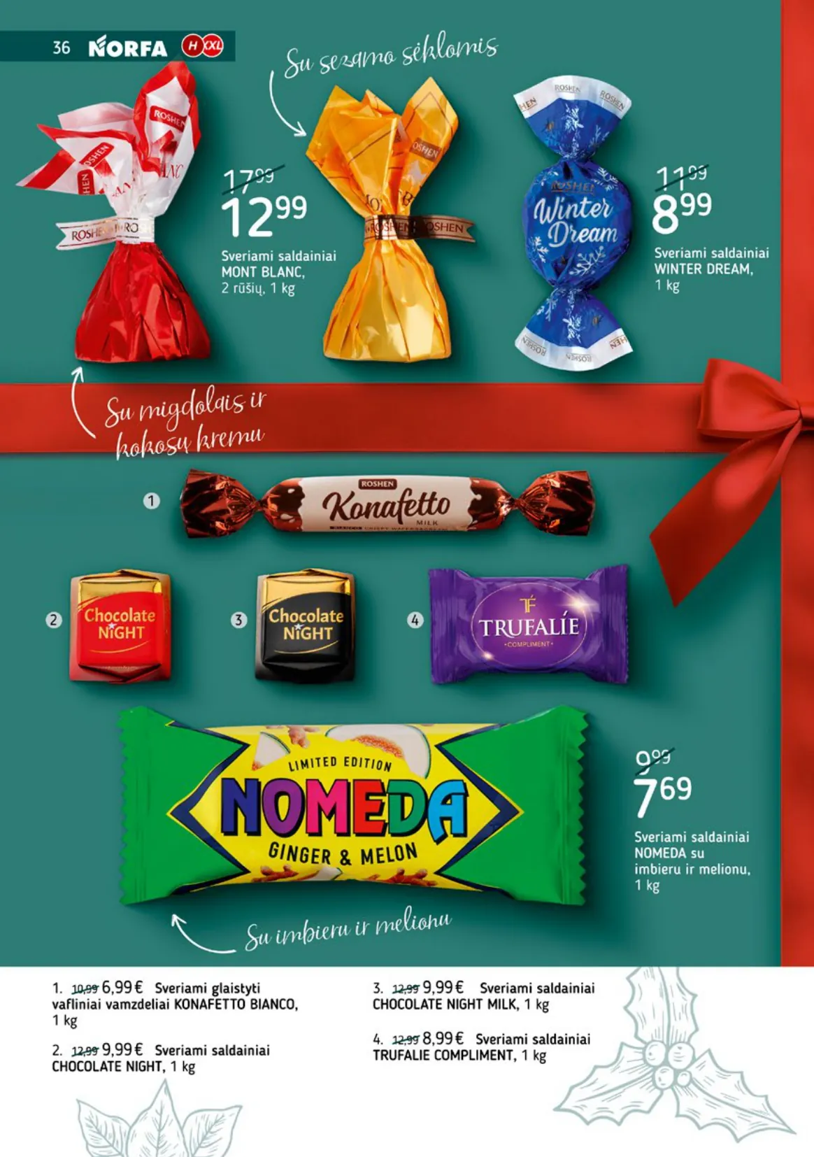 NORFA šventinis akcijų ir nuolaidų leidinys "Parsineškite namo kalėdas" nuo 2025.12.09 iki 2026.01.05 - 36