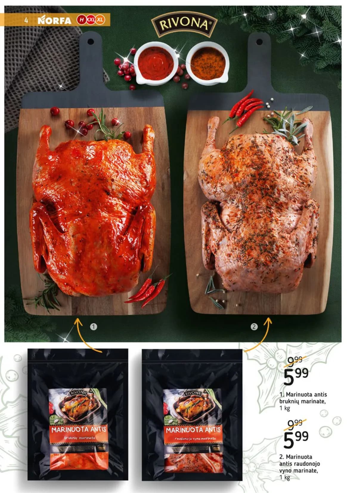 NORFA šventinis akcijų ir nuolaidų leidinys "Parsineškite namo kalėdas" nuo 2025.12.09 iki 2026.01.05 - 4