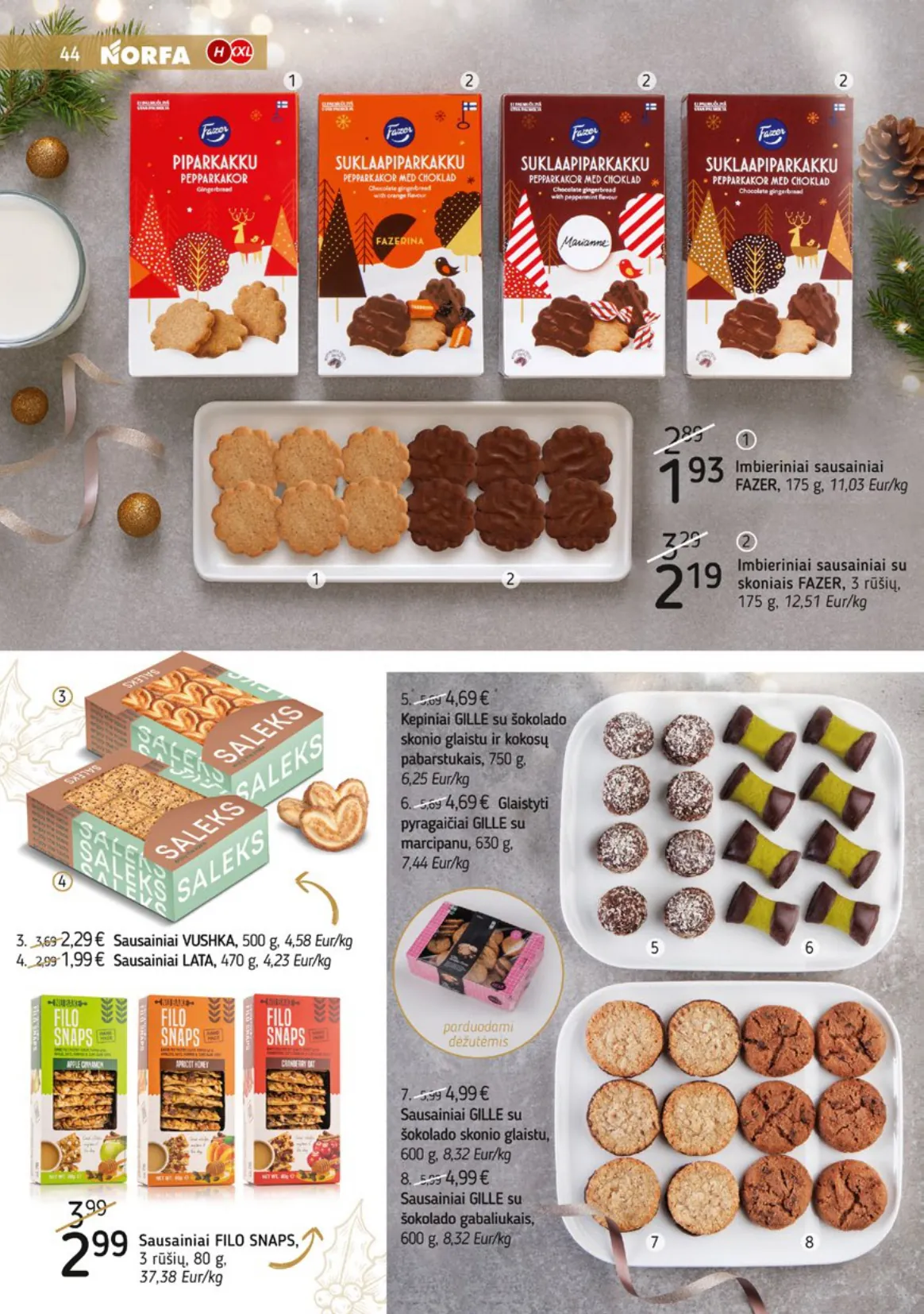 NORFA šventinis akcijų ir nuolaidų leidinys "Parsineškite namo kalėdas" nuo 2025.12.09 iki 2026.01.05 - 44