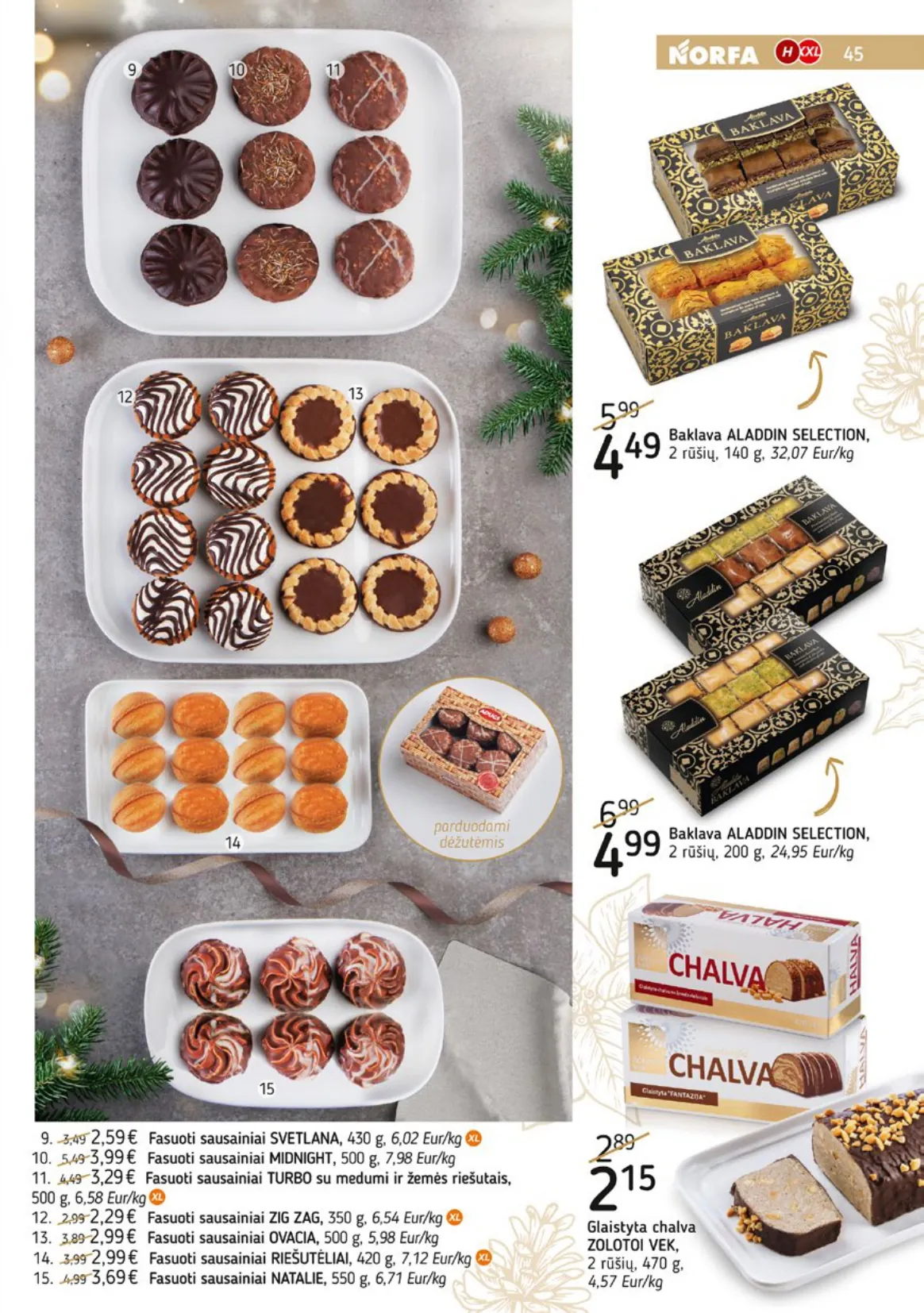 NORFA šventinis akcijų ir nuolaidų leidinys "Parsineškite namo kalėdas" nuo 2025.12.09 iki 2026.01.05 - 45