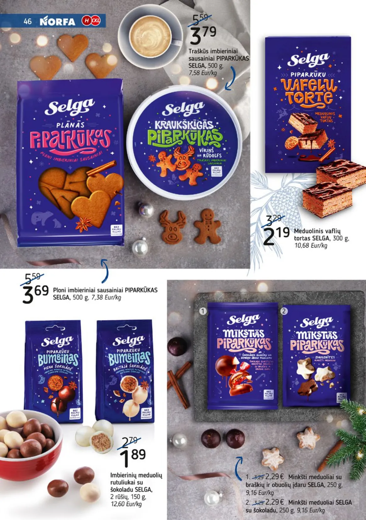 NORFA šventinis akcijų ir nuolaidų leidinys "Parsineškite namo kalėdas" nuo 2025.12.09 iki 2026.01.05 - 46