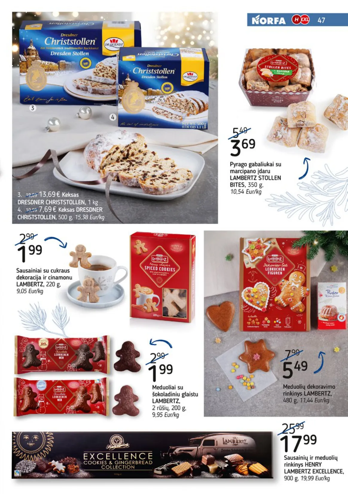 NORFA šventinis akcijų ir nuolaidų leidinys "Parsineškite namo kalėdas" nuo 2025.12.09 iki 2026.01.05 - 47