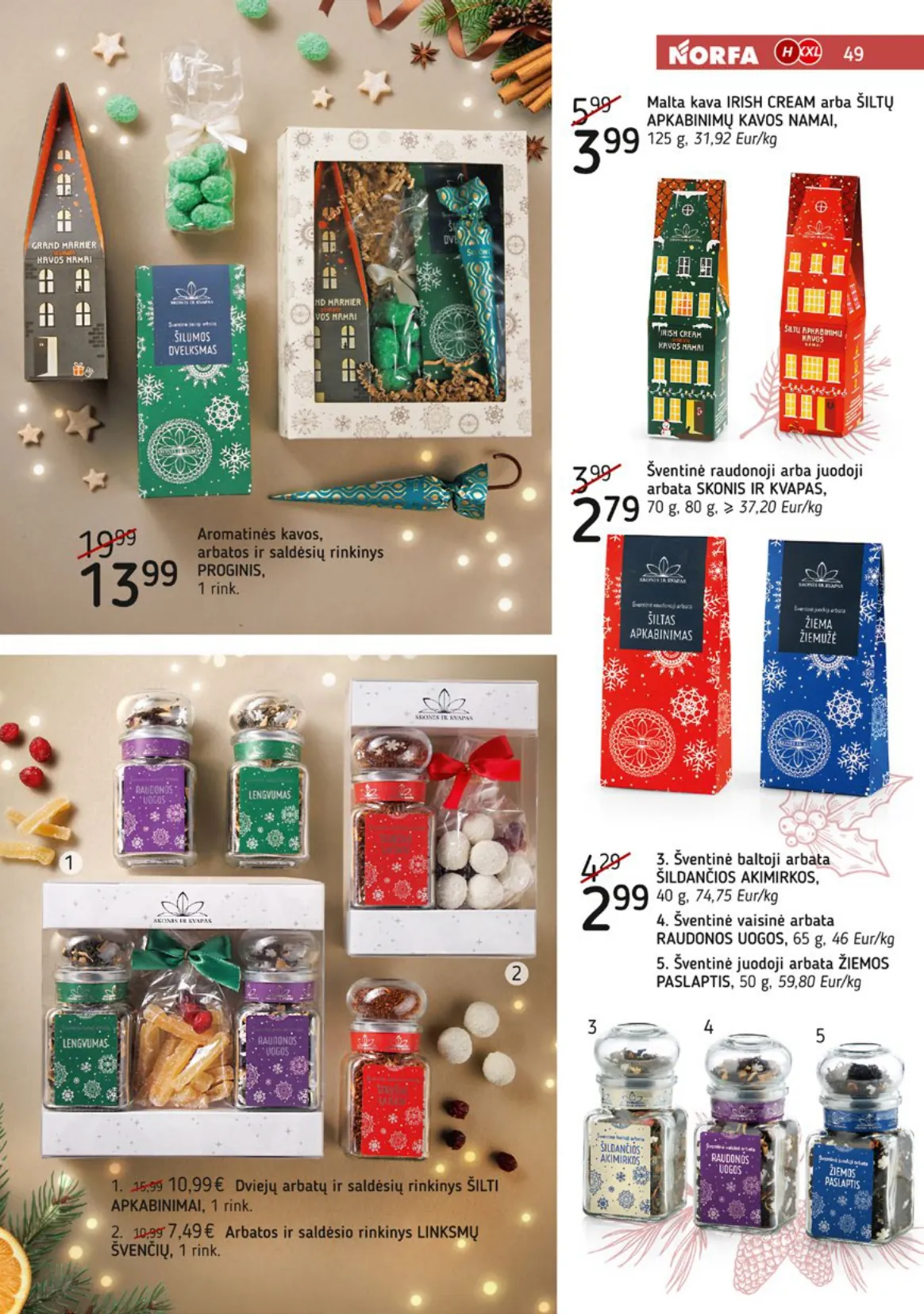 NORFA šventinis akcijų ir nuolaidų leidinys "Parsineškite namo kalėdas" nuo 2025.12.09 iki 2026.01.05 - 49