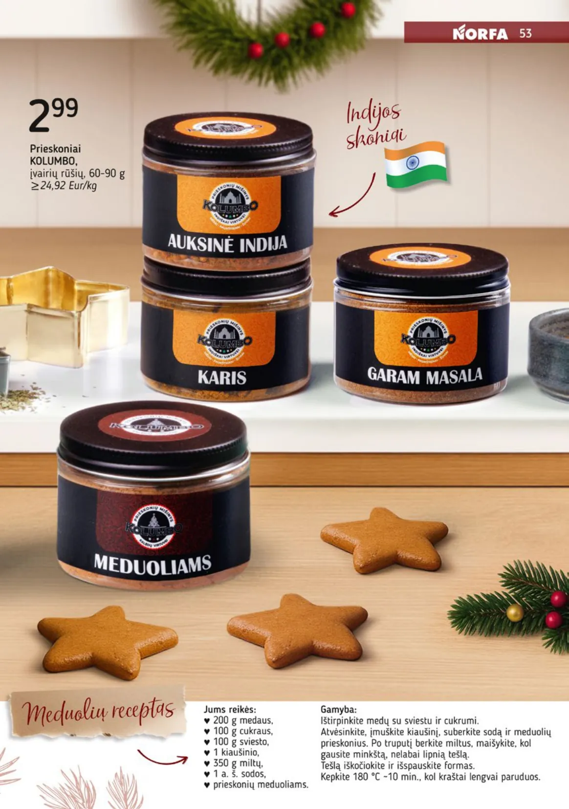 NORFA šventinis akcijų ir nuolaidų leidinys "Parsineškite namo kalėdas" nuo 2025.12.09 iki 2026.01.05 - 53