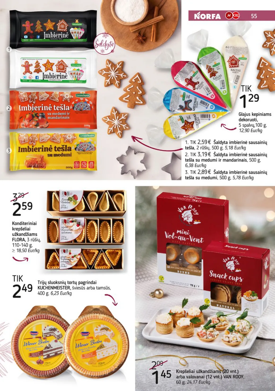 NORFA šventinis akcijų ir nuolaidų leidinys "Parsineškite namo kalėdas" nuo 2025.12.09 iki 2026.01.05 - 55