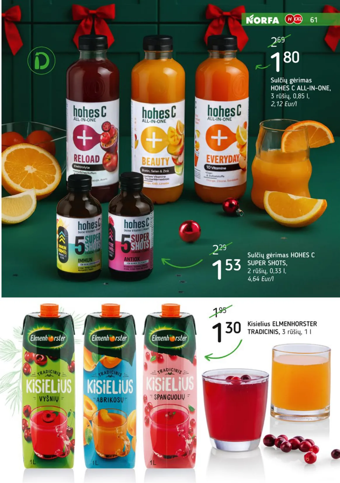 NORFA šventinis akcijų ir nuolaidų leidinys "Parsineškite namo kalėdas" nuo 2025.12.09 iki 2026.01.05 - 61