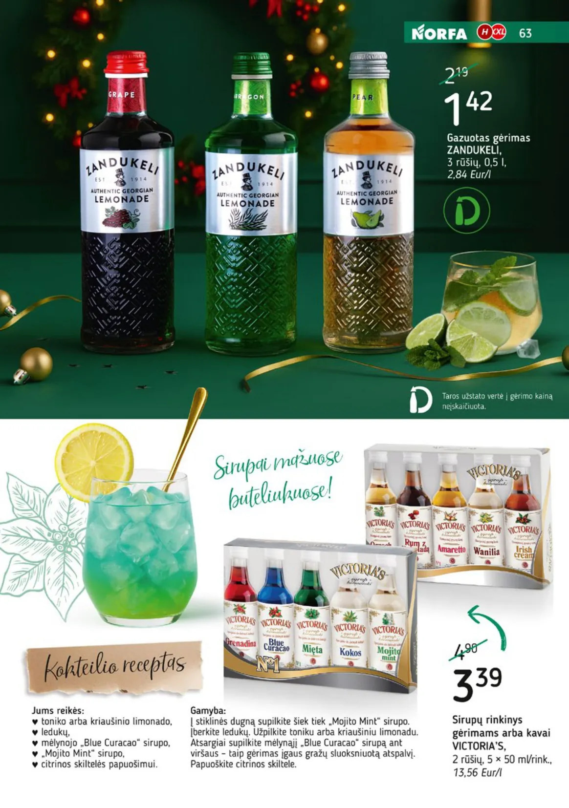 NORFA šventinis akcijų ir nuolaidų leidinys "Parsineškite namo kalėdas" nuo 2025.12.09 iki 2026.01.05 - 63