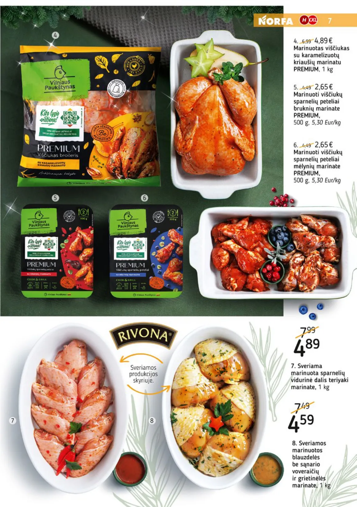 NORFA šventinis akcijų ir nuolaidų leidinys "Parsineškite namo kalėdas" nuo 2025.12.09 iki 2026.01.05 - 7