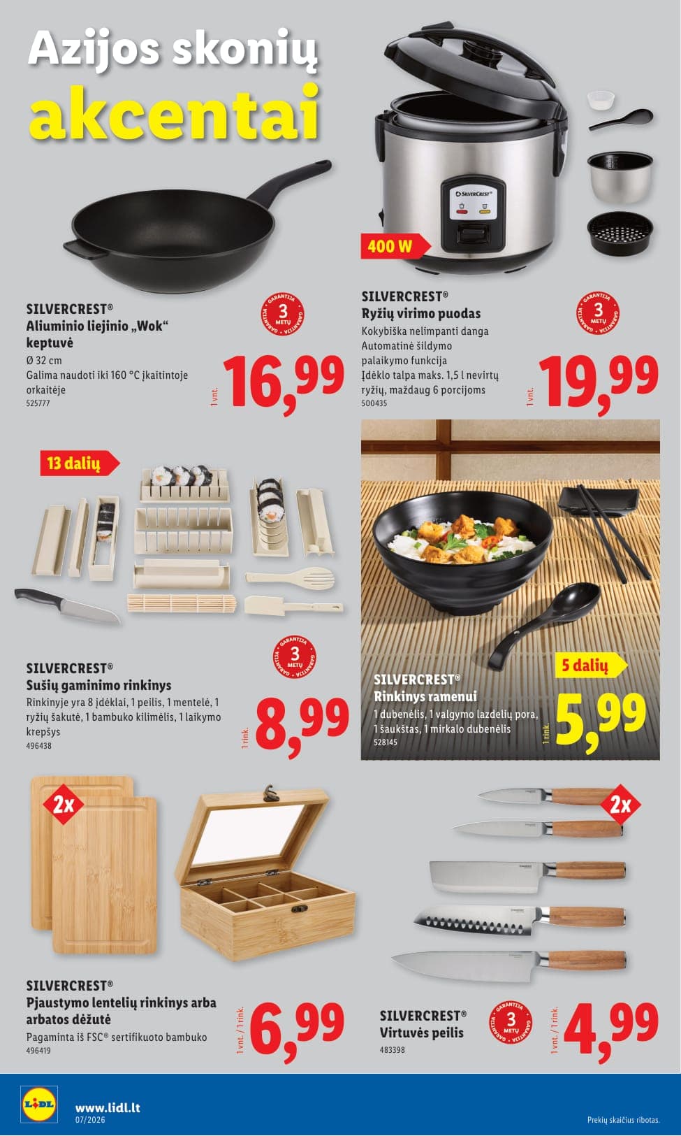 LIDL ne maisto prekių akcijų ir nuolaidų leidinys Nr. 7 nuo 2026.02.09 iki 2026.02.15 - 10