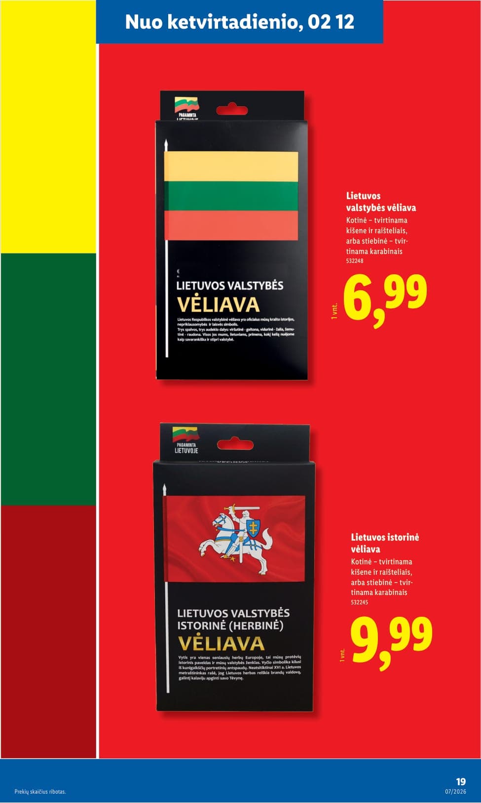 LIDL ne maisto prekių akcijų ir nuolaidų leidinys Nr. 7 nuo 2026.02.09 iki 2026.02.15 - 19