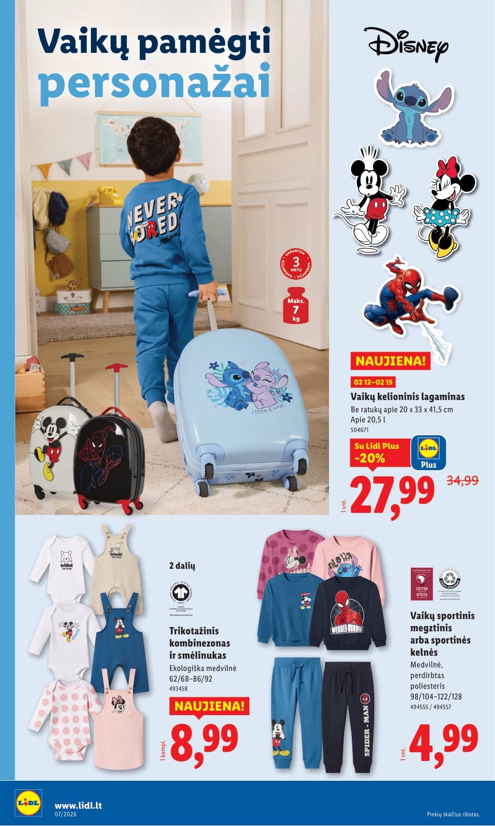 LIDL ne maisto prekių akcijų ir nuolaidų leidinys Nr. 7 nuo 2026.02.09 iki 2026.02.15 - 20