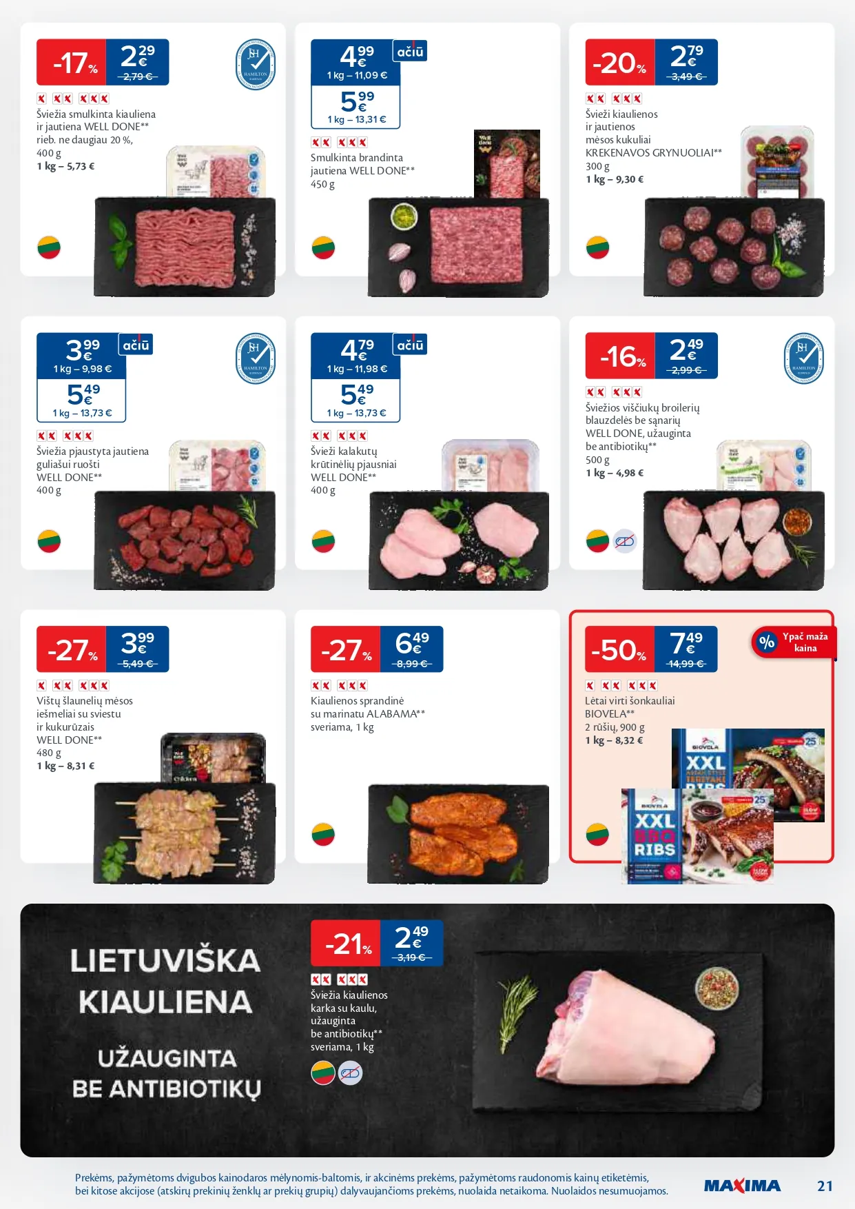 MAXIMA akcijų ir nuolaidų leidinys Nr. 3 nuo 2026.01.13 iki 2026.01.19 - 21