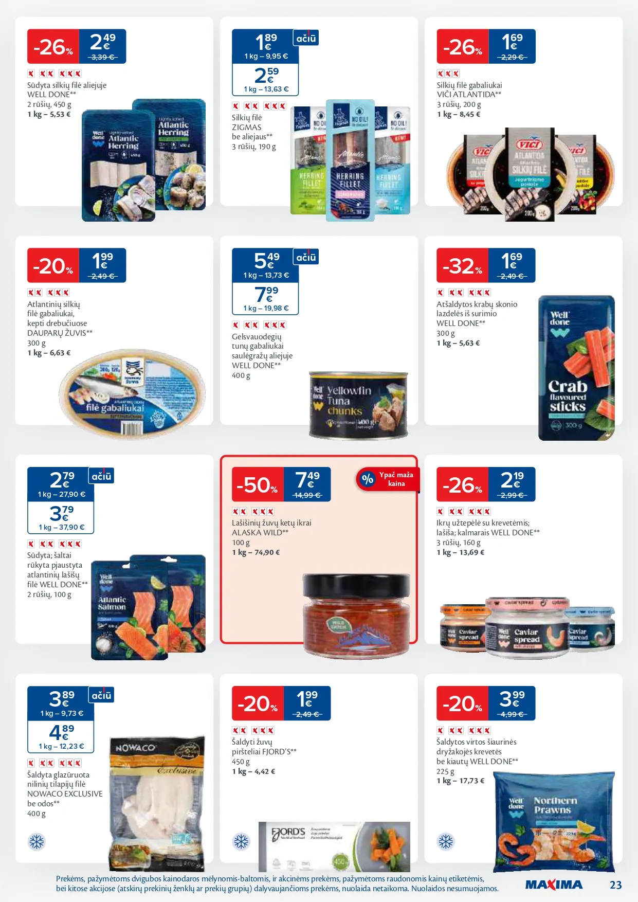 MAXIMA akcijų ir nuolaidų leidinys Nr. 3 nuo 2026.01.13 iki 2026.01.19 - 23