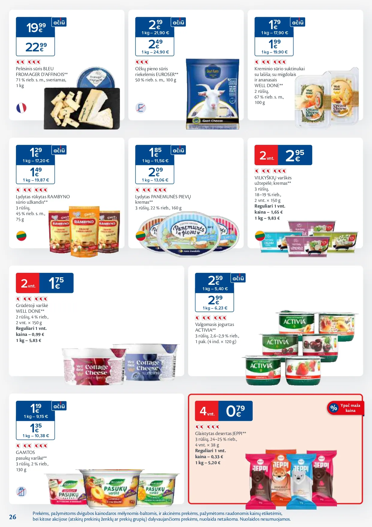 MAXIMA akcijų ir nuolaidų leidinys Nr. 3 nuo 2026.01.13 iki 2026.01.19 - 26