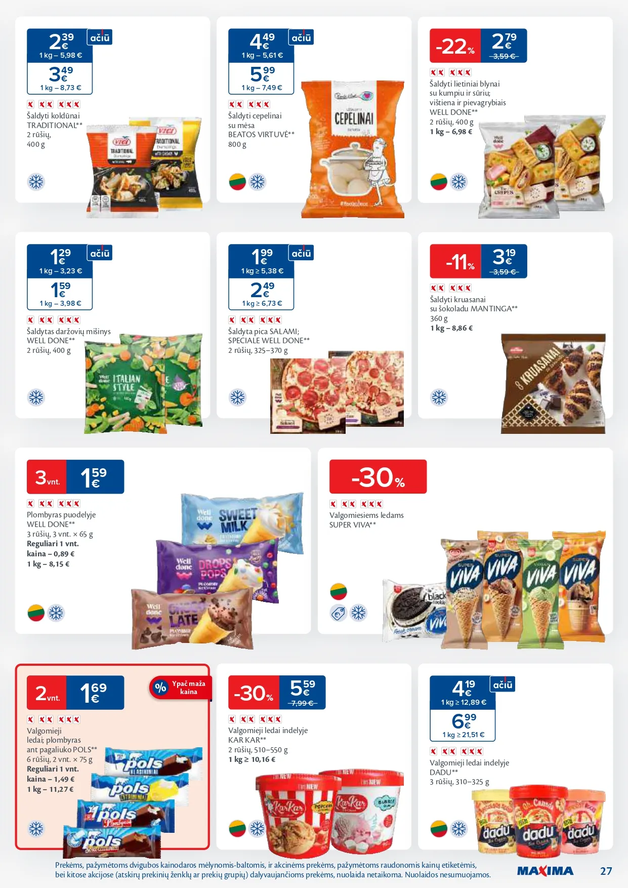 MAXIMA akcijų ir nuolaidų leidinys Nr. 3 nuo 2026.01.13 iki 2026.01.19