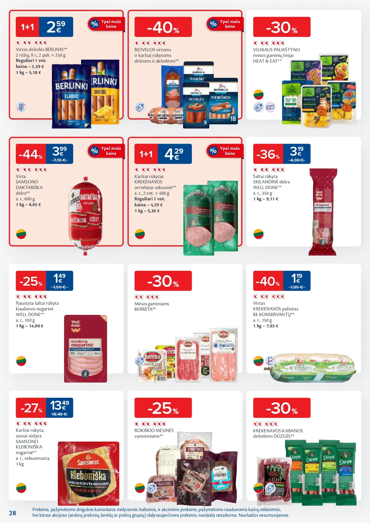 MAXIMA akcijų ir nuolaidų leidinys Nr. 3 nuo 2026.01.13 iki 2026.01.19