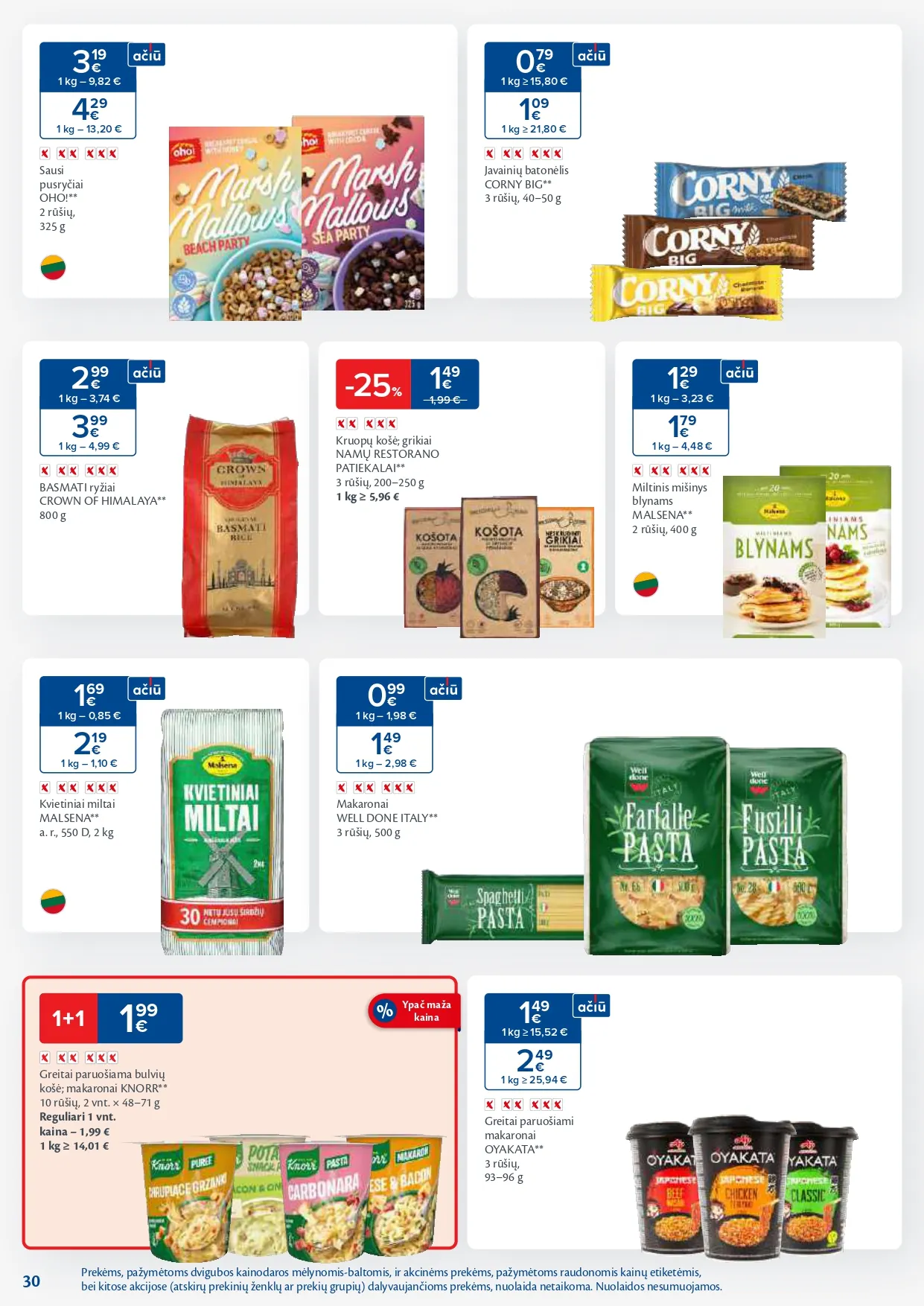 MAXIMA akcijų ir nuolaidų leidinys Nr. 3 nuo 2026.01.13 iki 2026.01.19 - 30