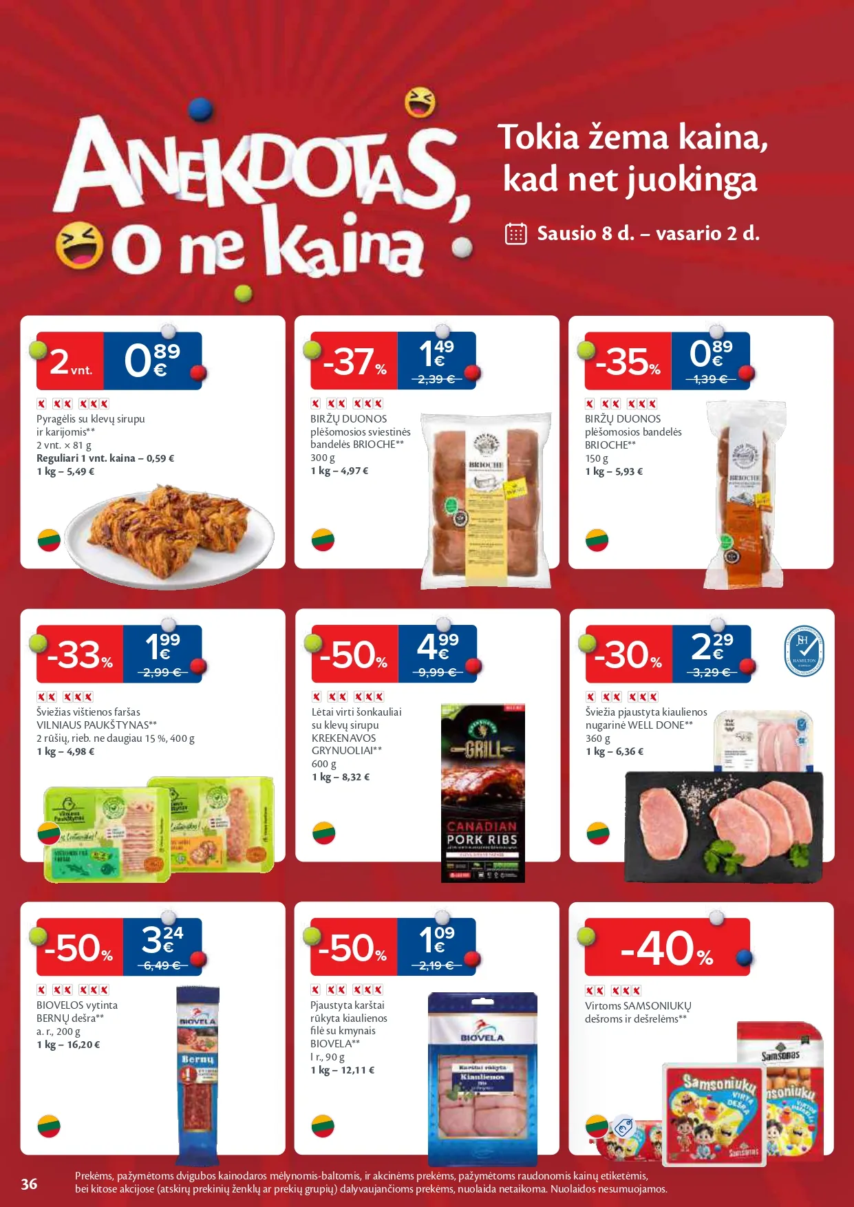 MAXIMA akcijų ir nuolaidų leidinys Nr. 3 nuo 2026.01.13 iki 2026.01.19 - 36