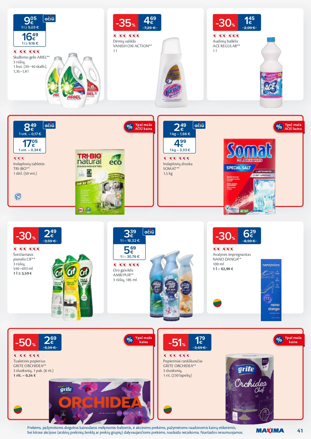 MAXIMA akcijų ir nuolaidų leidinys Nr. 3 nuo 2026.01.13 iki 2026.01.19 - 41