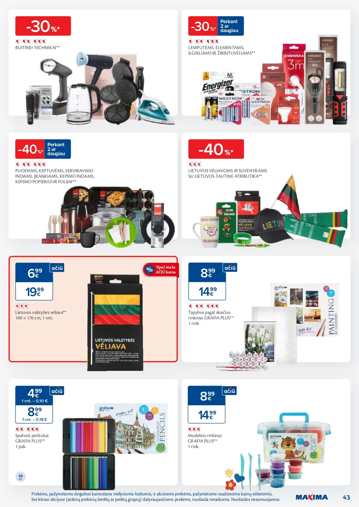 MAXIMA akcijų ir nuolaidų leidinys Nr. 3 nuo 2026.01.13 iki 2026.01.19 - 43