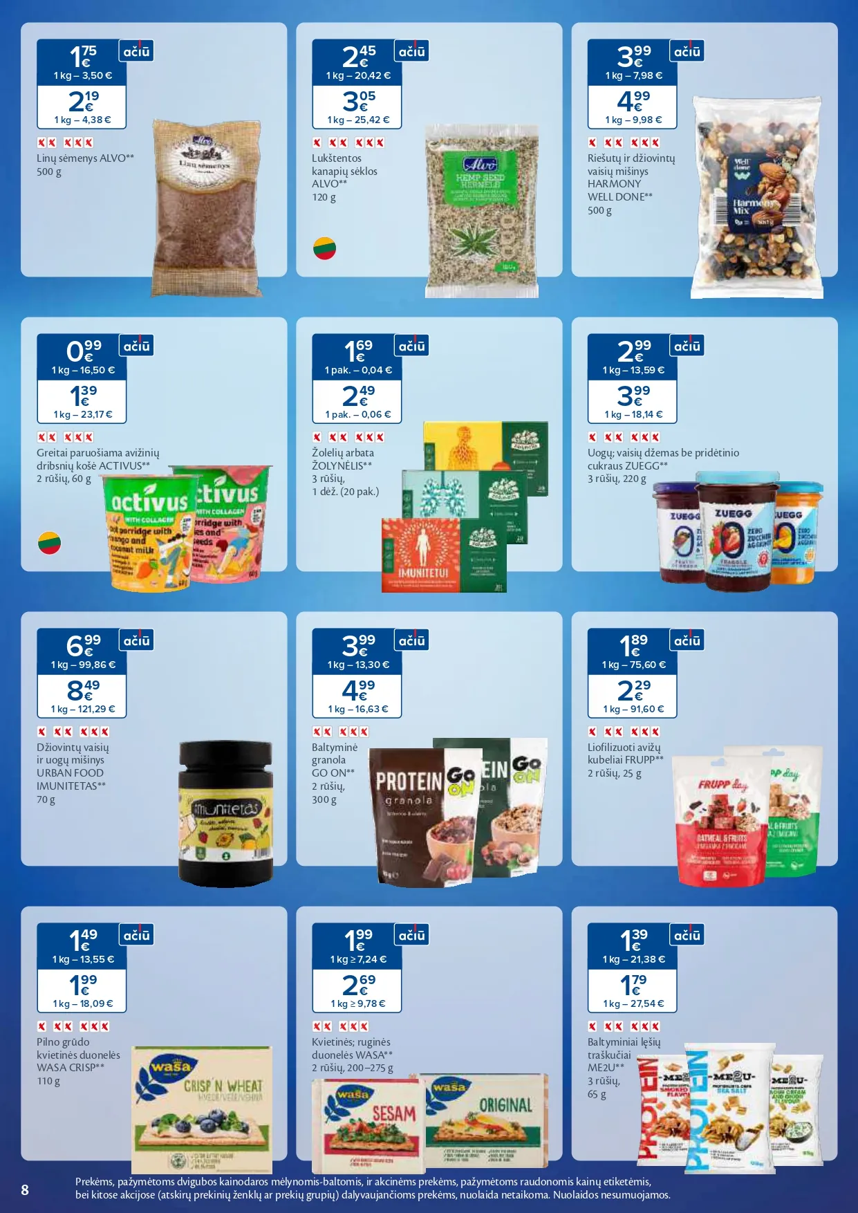 MAXIMA akcijų ir nuolaidų leidinys Nr. 3 nuo 2026.01.13 iki 2026.01.19 - 8