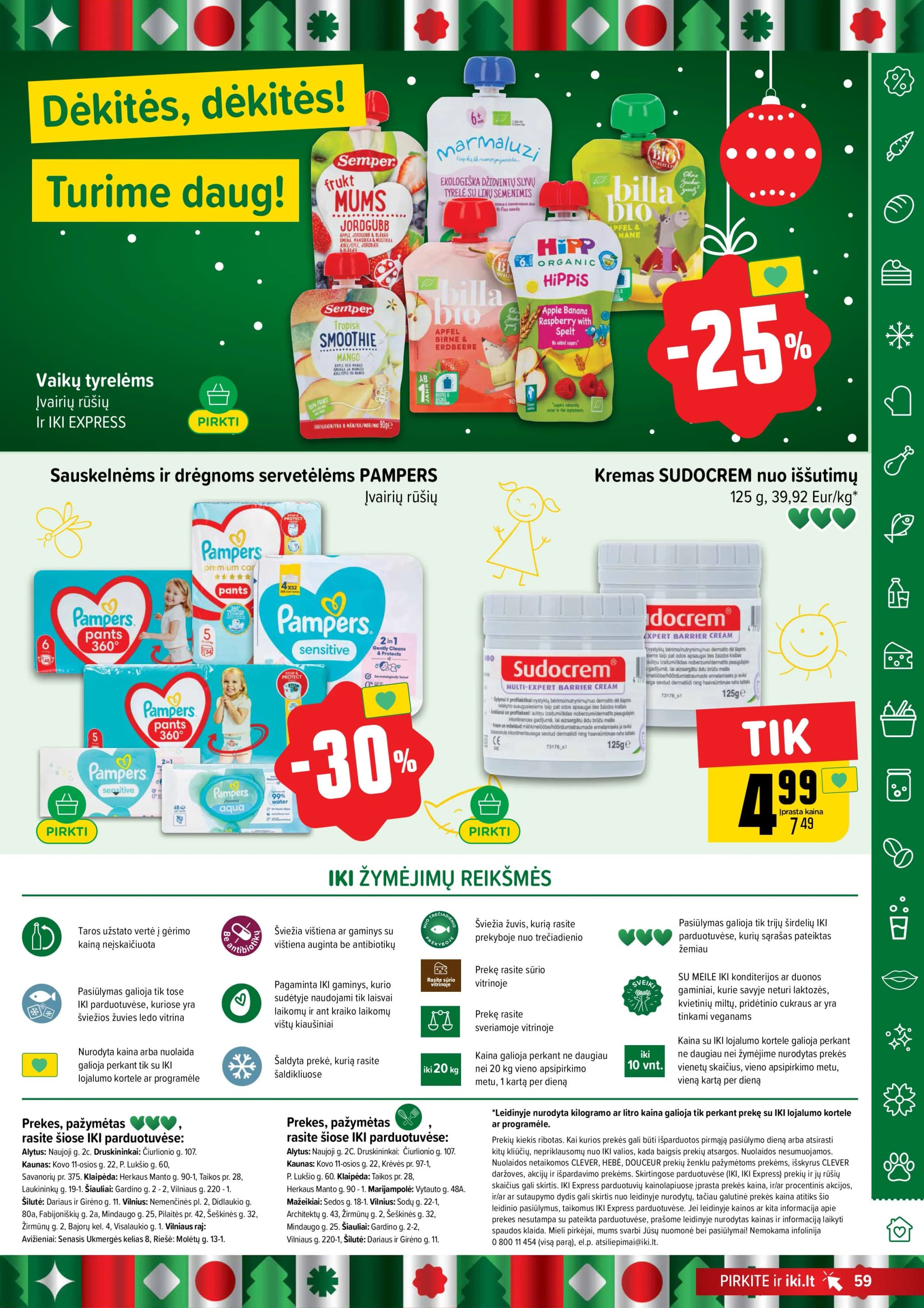 IKI akcijų ir nuolaidų leidinys Nr. 50 nuo 2025.12.08 iki 2025.12.14 - 55