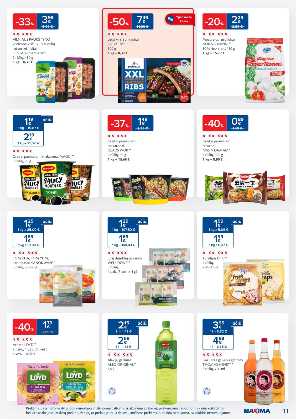 MAXIMA akcijų ir nuolaidų leidinys Nr. 8 nuo 2026.02.17 iki 2026.02.23 - 11