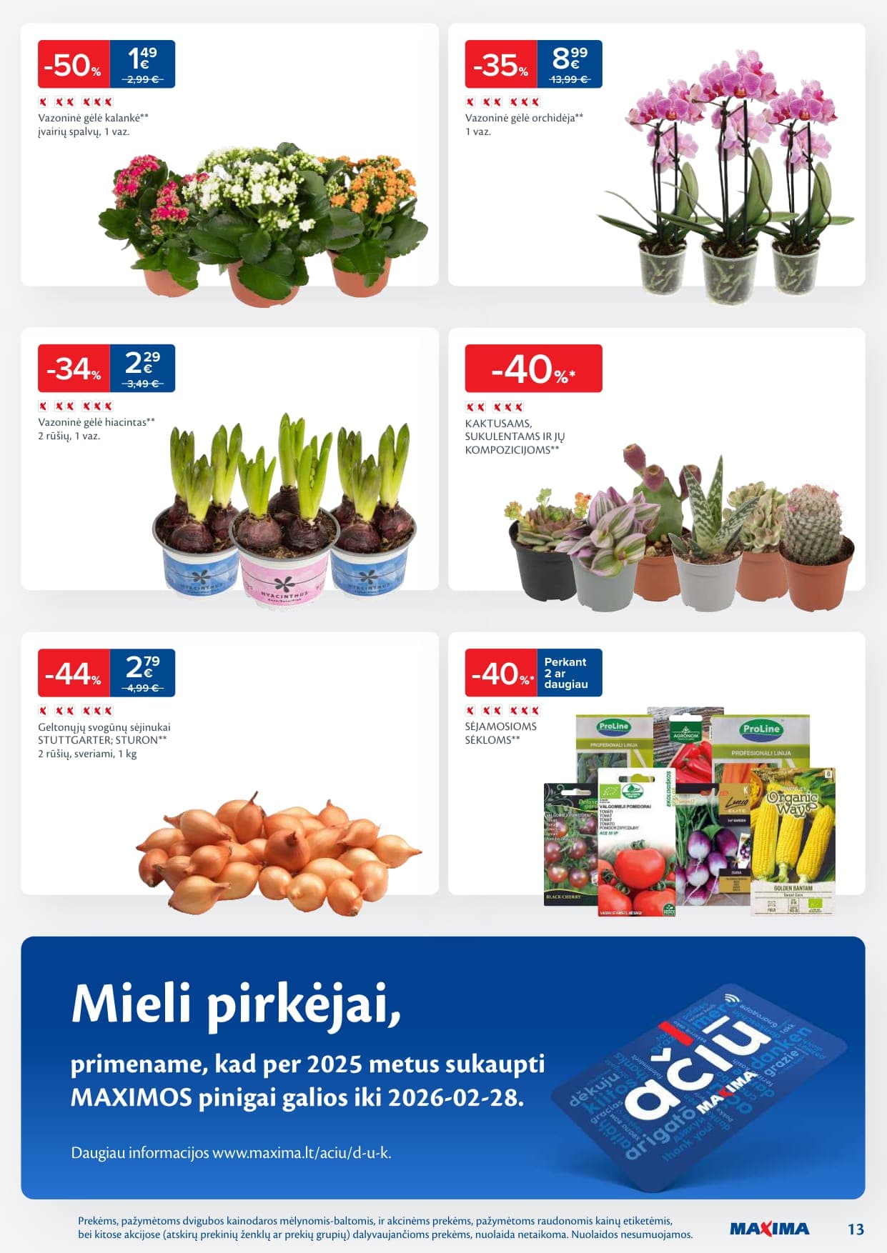MAXIMA akcijų ir nuolaidų leidinys Nr. 8 nuo 2026.02.17 iki 2026.02.23 - 13