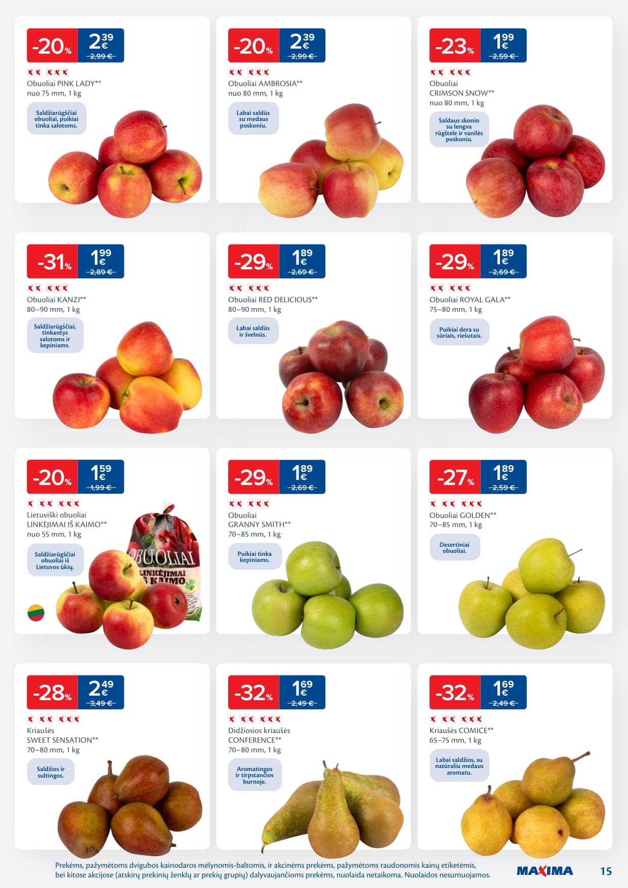 MAXIMA akcijų ir nuolaidų leidinys Nr. 8 nuo 2026.02.17 iki 2026.02.23 - 15