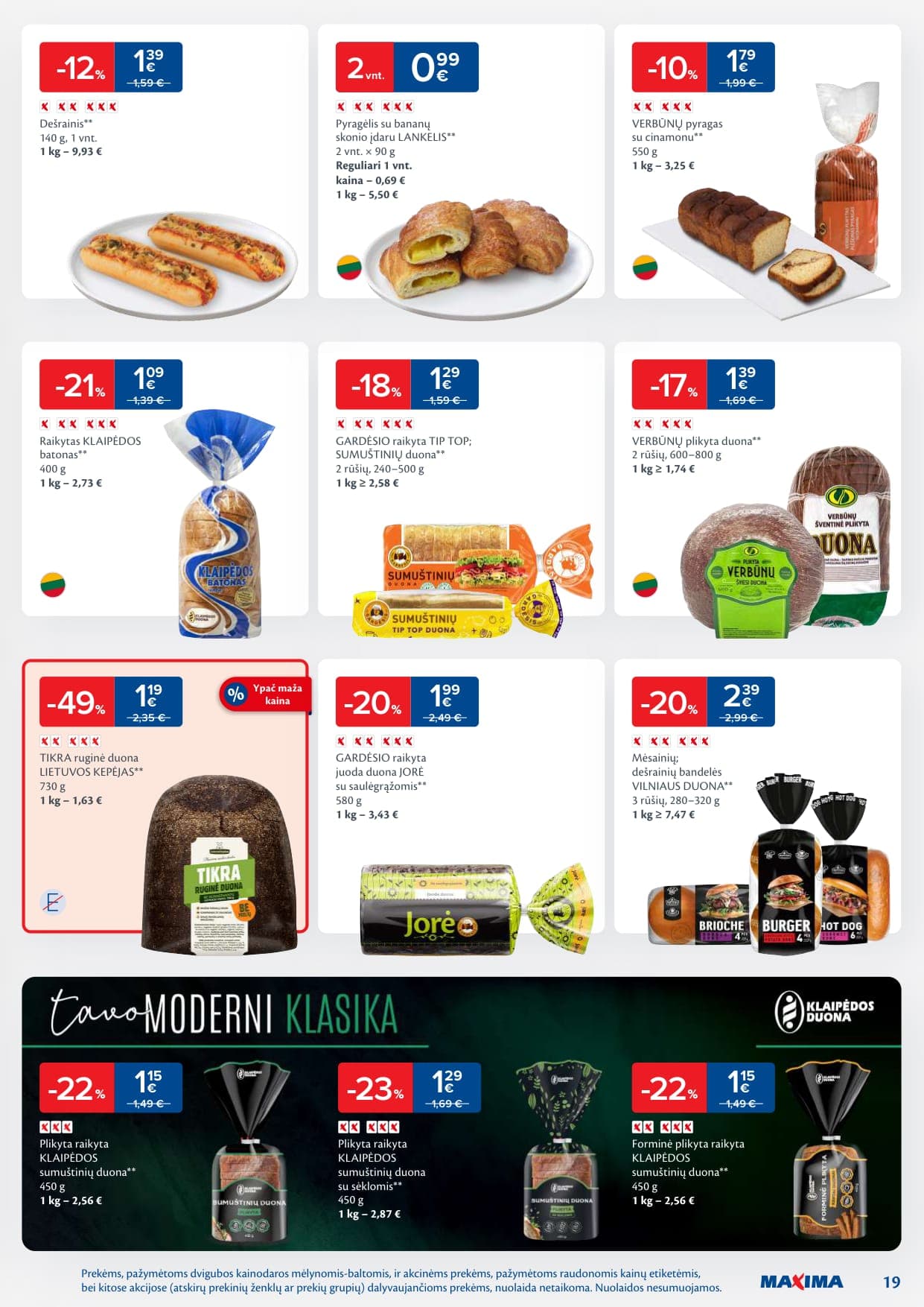 MAXIMA akcijų ir nuolaidų leidinys Nr. 8 nuo 2026.02.17 iki 2026.02.23 - 19