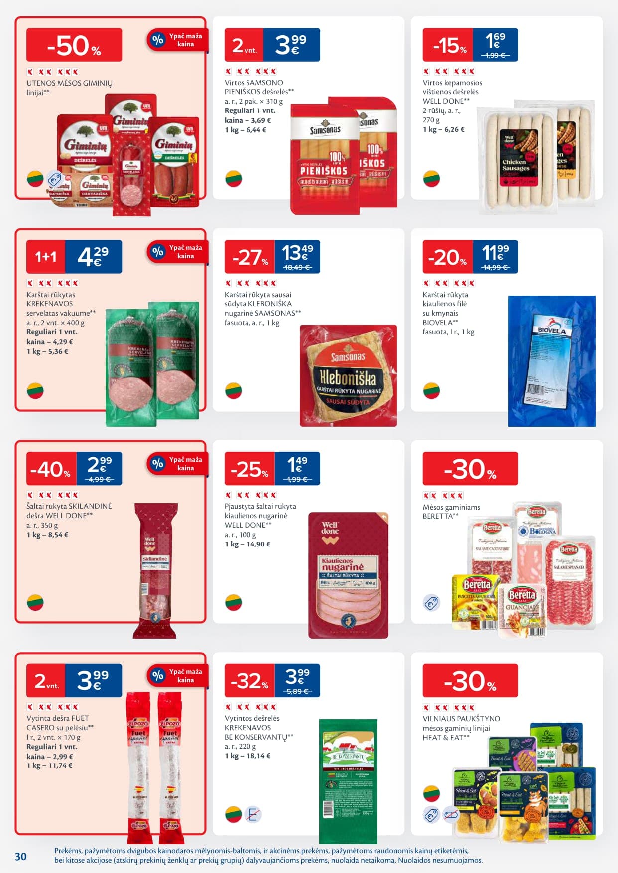 MAXIMA akcijų ir nuolaidų leidinys Nr. 8 nuo 2026.02.17 iki 2026.02.23 - 30