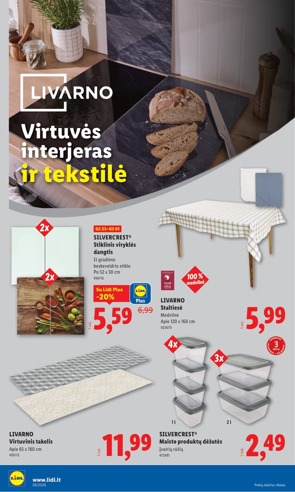 LIDL ne maisto prekių akcijų ir nuolaidų leidinys Nr. 9 nuo 2026.02.23 iki 2026.03.01 - 10