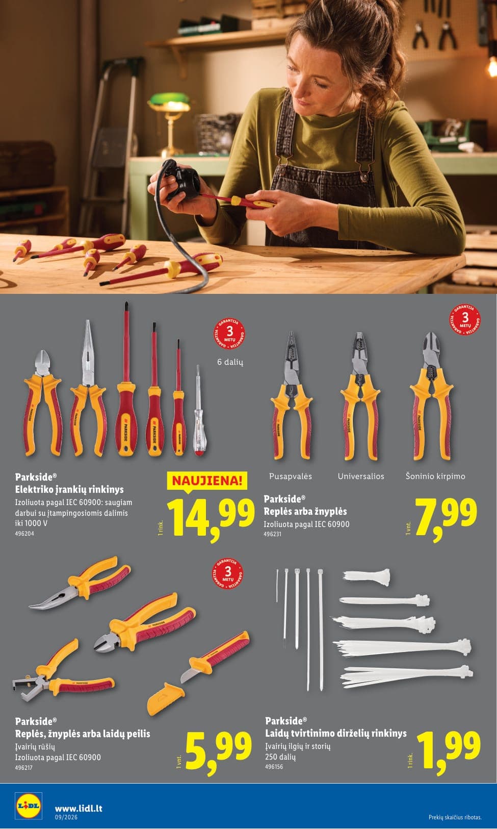 LIDL ne maisto prekių akcijų ir nuolaidų leidinys Nr. 9 nuo 2026.02.23 iki 2026.03.01 - 18