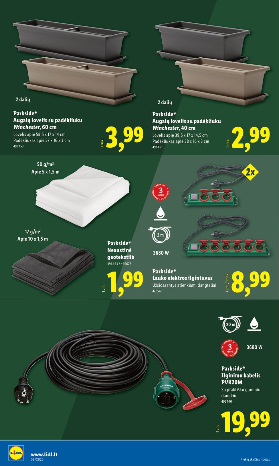 LIDL ne maisto prekių akcijų ir nuolaidų leidinys Nr. 9 nuo 2026.02.23 iki 2026.03.01 - 24