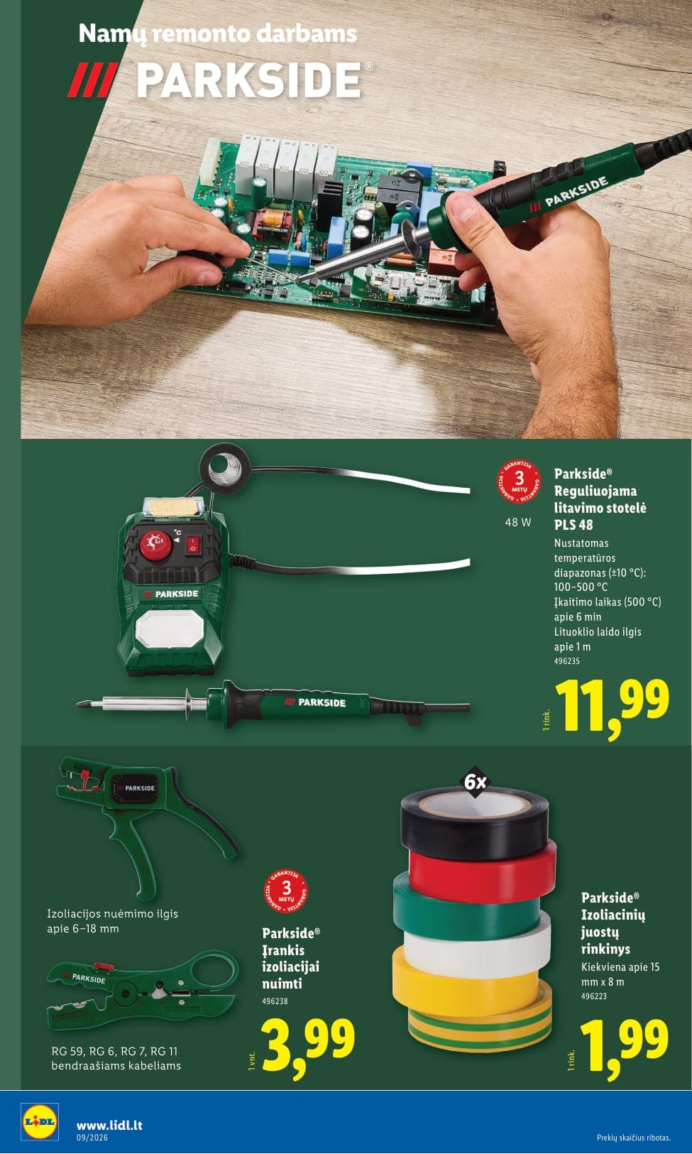 LIDL ne maisto prekių akcijų ir nuolaidų leidinys Nr. 9 nuo 2026.02.23 iki 2026.03.01 - 8