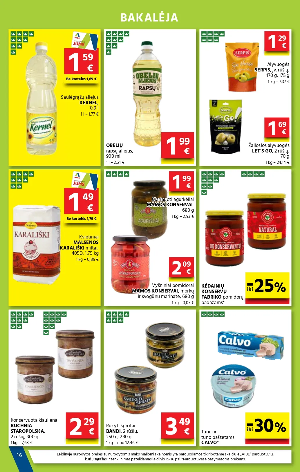 AIBĖ akcijų ir nuolaidų leidinys Nr. 23 nuo 2025.11.27 iki 2025.12.17