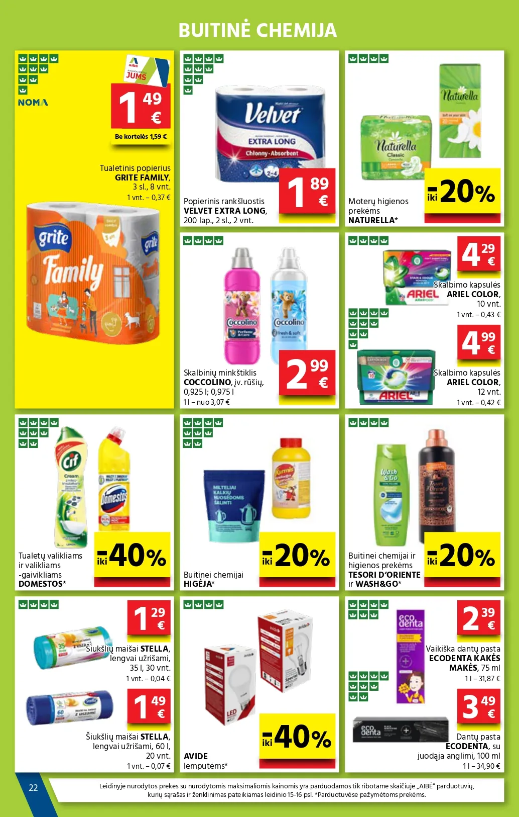 AIBĖ akcijų ir nuolaidų leidinys Nr. 23 nuo 2025.11.27 iki 2025.12.17